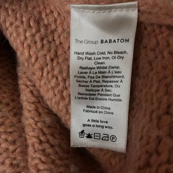 THE  Group By Babaton 36% Alpaca Sweater Size XS - Picture 7 of 8